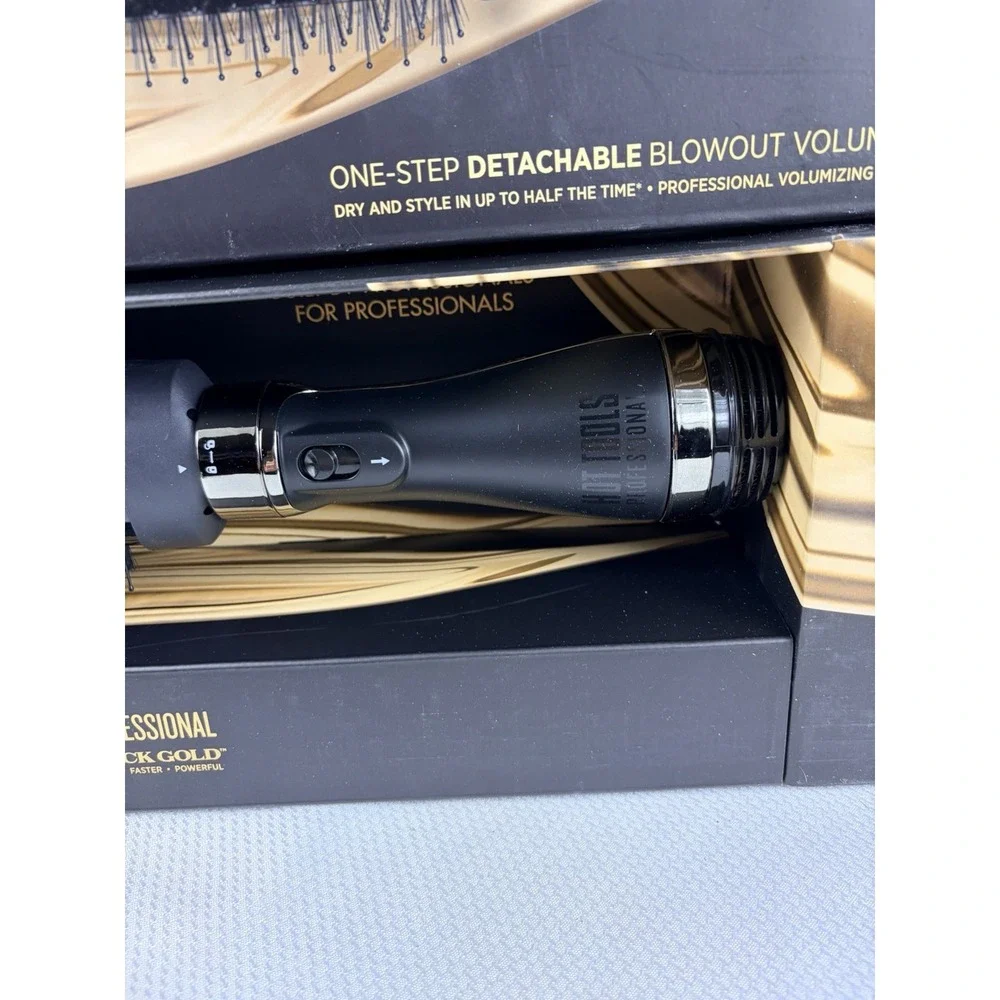 NIB HOT TOOLS Professional Black Gold Detachable One-Step Blowout Volumizer